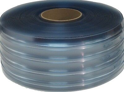 Pvc Vinyl Strip Door Material Bulk Roll 8"w Standard Ribbed X 150'