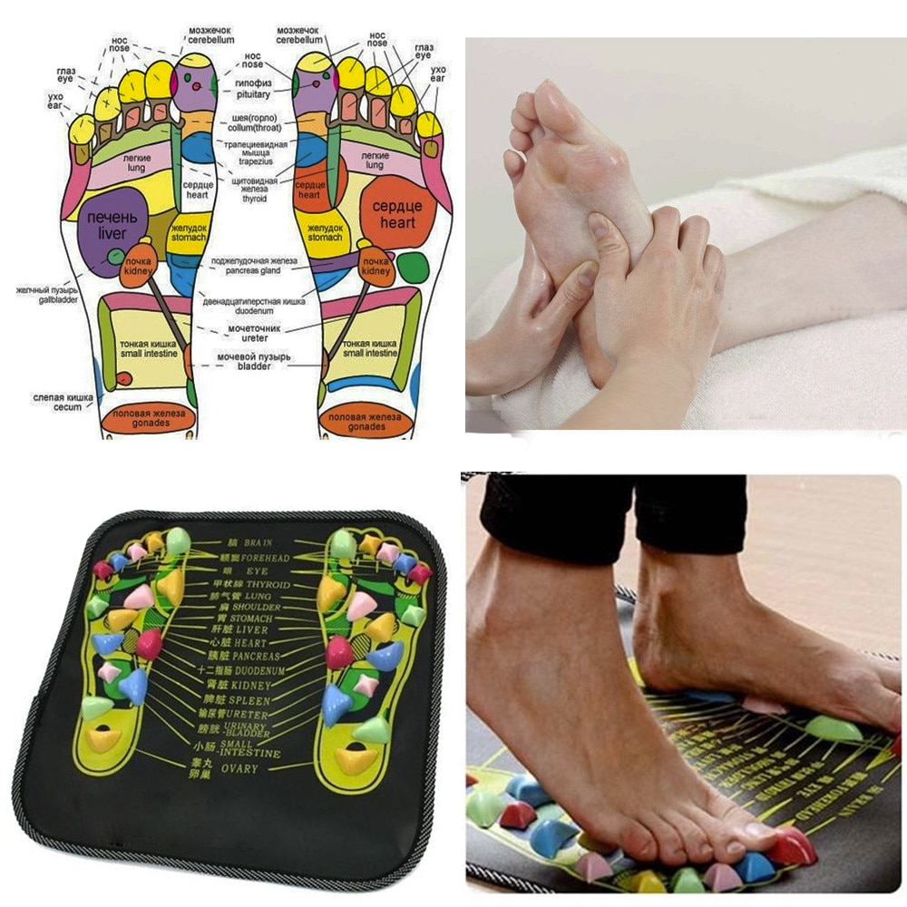 Foot Massage Mat Magic Relax Chinese Acupressure Point Pad Reflexology Man Women