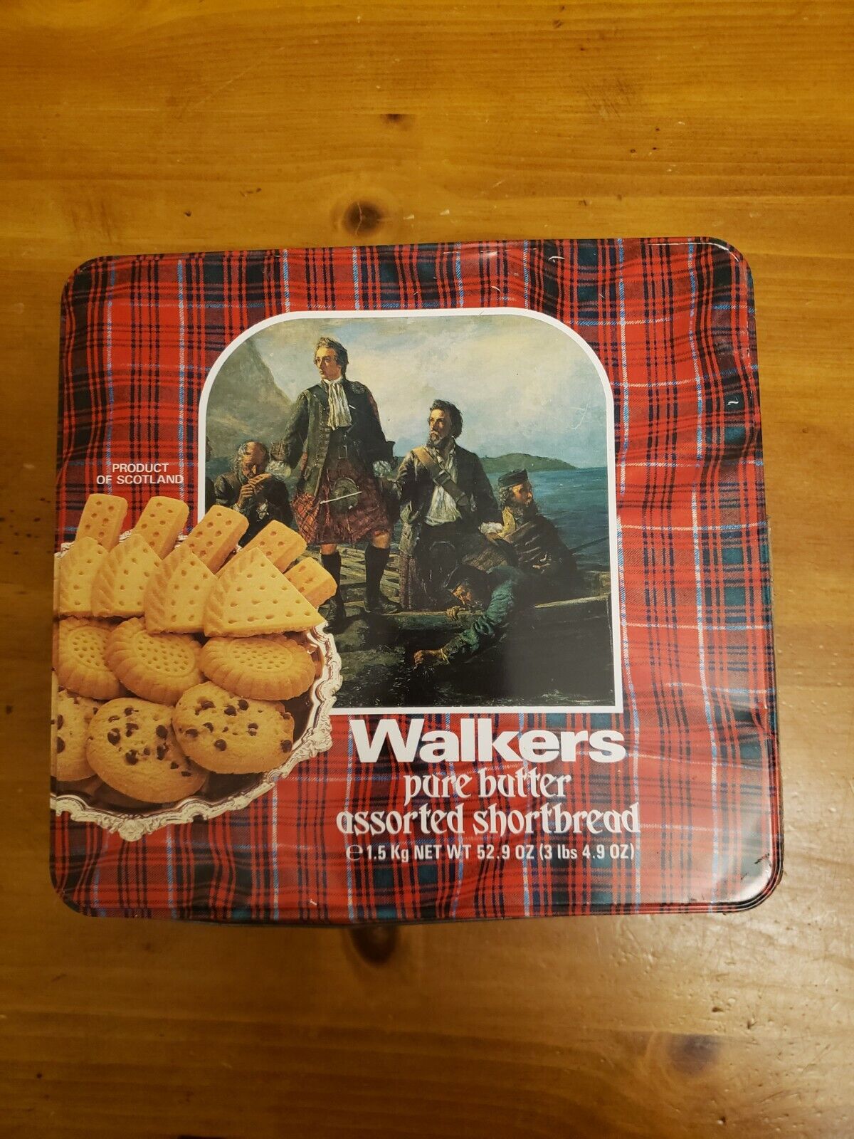 Vintage Empty Walkers Shortbread Tin