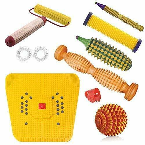 cupressure 2000 Wooden Full Body Massager Tool Kit Combo with Power Mat