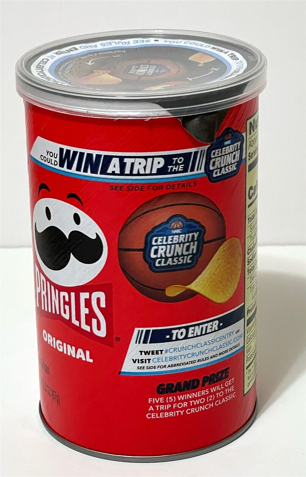 Pringles Potato Crisps Original NABC CELEBRITY CRUNCH CLASSIC 2022 - 4¾