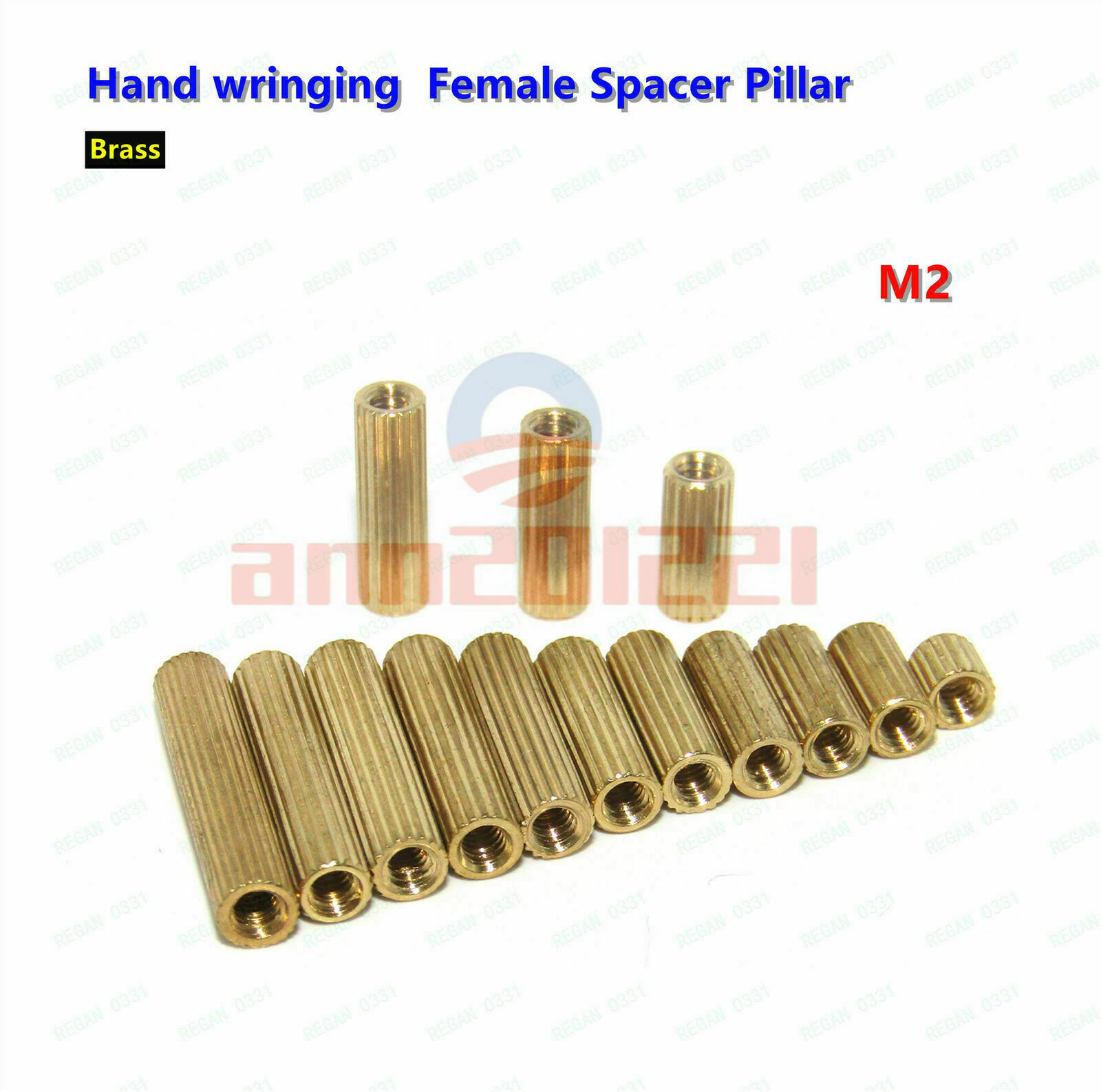 M2 Female-Female Brass Standoff Column Spacer Support Spacer Pillar For Camera